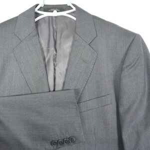 Ermenegildo Zegna Black Label Slim Fit Wool Blazer Men's Grey Size 38S